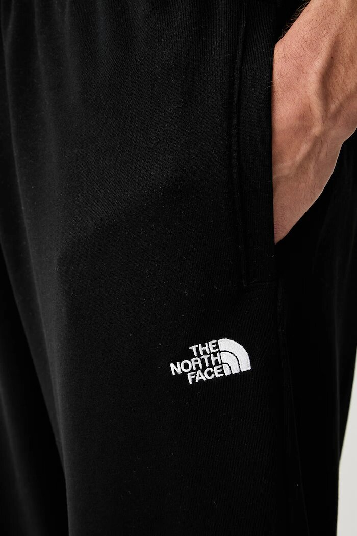 The North Face спортен панталон мъжки с памук Essential черен NF0A8FDFJK31