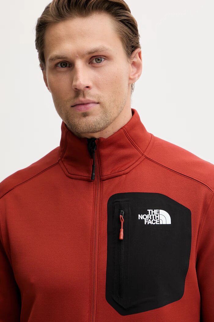 The North Face спортен суичър мъжки Crest оранжев NF0A897CK231
