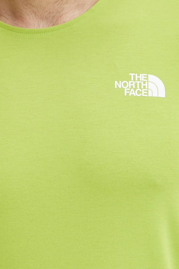 The North Face Спортна тениска Lightning Alpine в зелено с изчистен дизайн NF0A87H71MO1