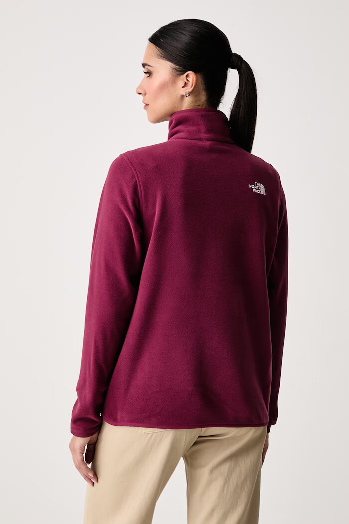The North Face суичър дамски от полар GLACIER FLEECE бордо NF0A8D2JMVO1