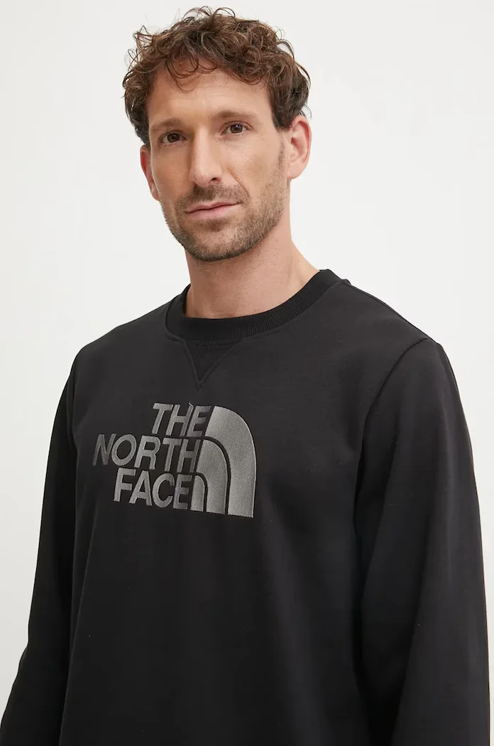 The North Face Суичър Drew Peak в черно с апликация NF0A89EKJK31
