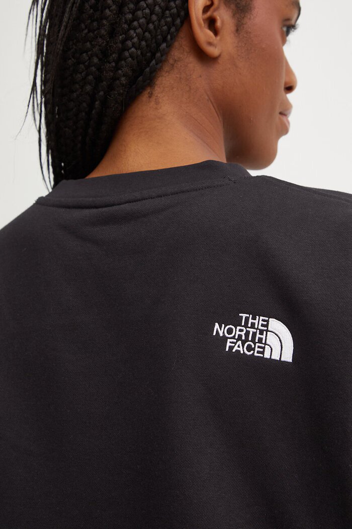 The North Face Суичър Essential Crew в черно с апликация NF0A89EPJK31