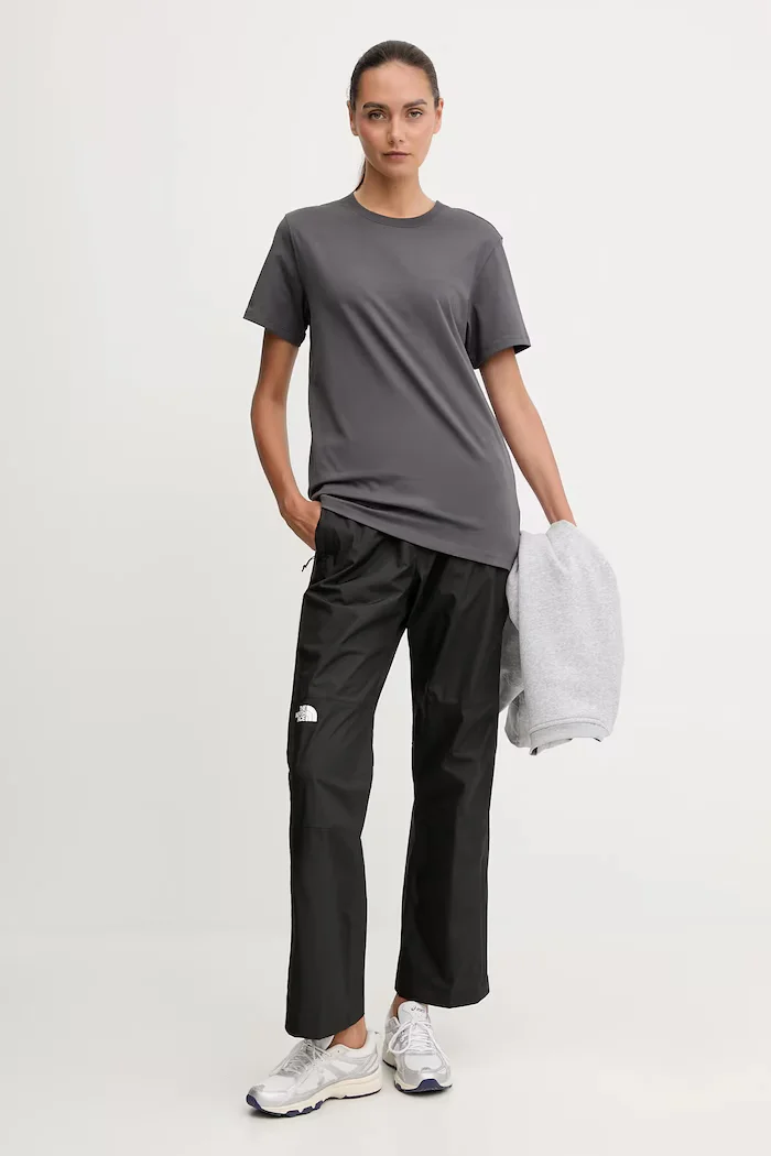 The North Face Суичър Essential в сиво с меланжов десен NF0A89EPDYX1