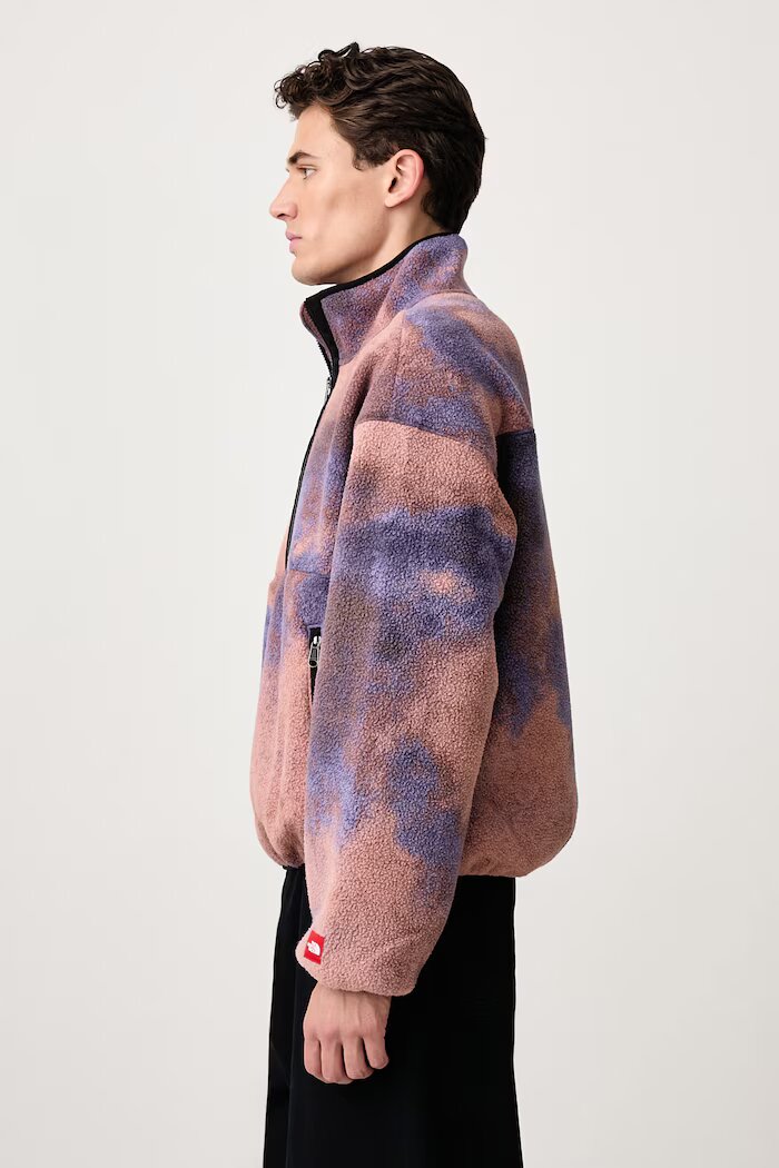 The North Face суичър мъжки от полар Redbox виолетов NF0A8KRBR241