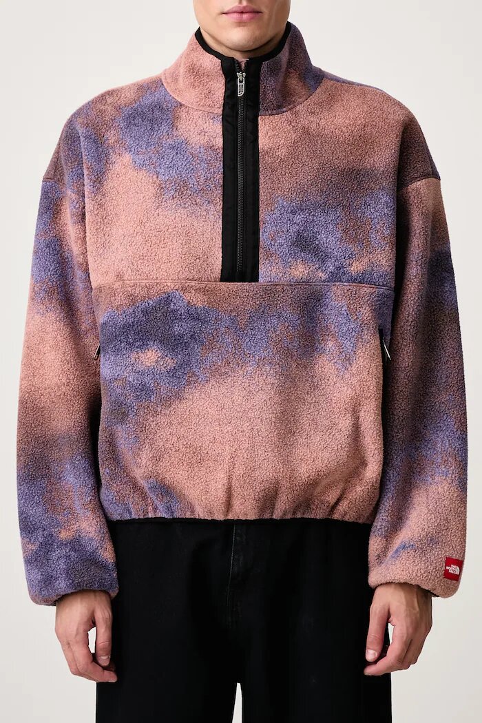 The North Face суичър мъжки от полар Redbox виолетов NF0A8KRBR241
