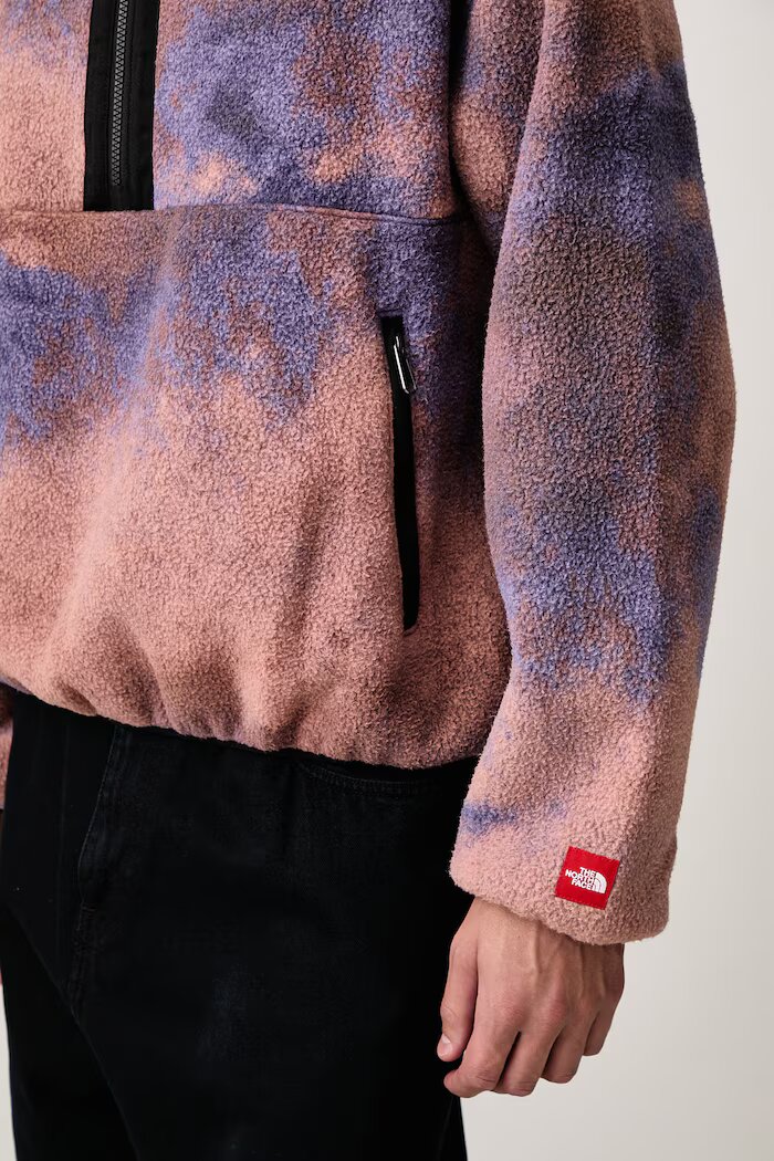The North Face суичър мъжки от полар Redbox виолетов NF0A8KRBR241