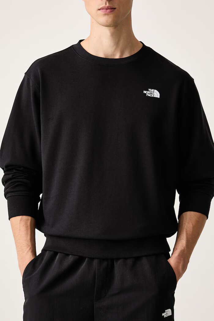 The North Face суичър мъжки с памук Essential черен NF0A8FXAJK31