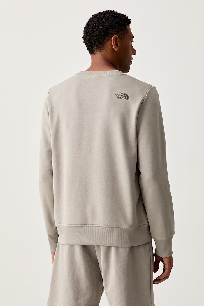 The North Face суичър мъжки с памук PEAK LIGHT REGULAR сив NF0A8C1CMUO1