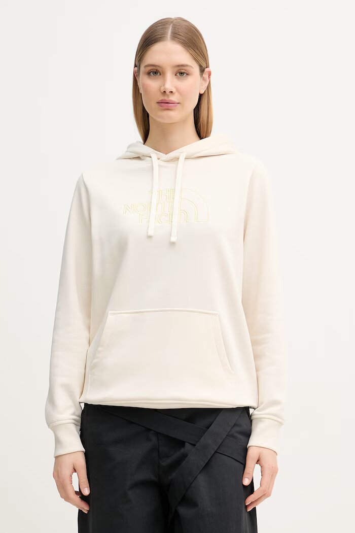 The North Face суичър с качулка дамски Drew Peak Light бежов NF0A8C1DL7N1