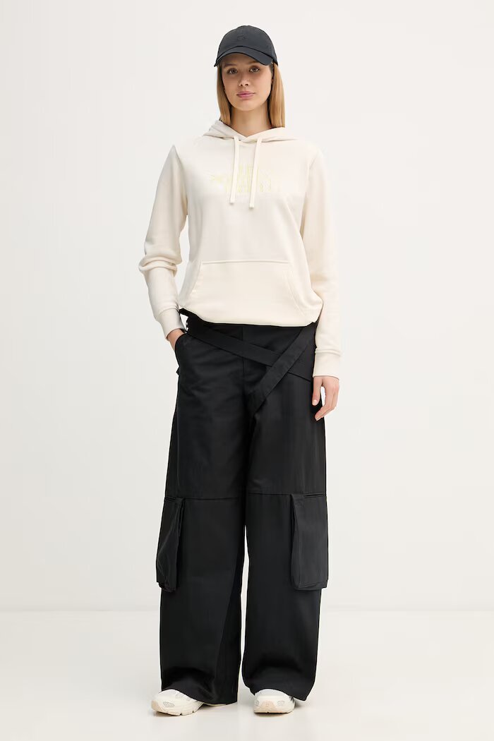 The North Face суичър с качулка дамски Drew Peak Light бежов NF0A8C1DL7N1