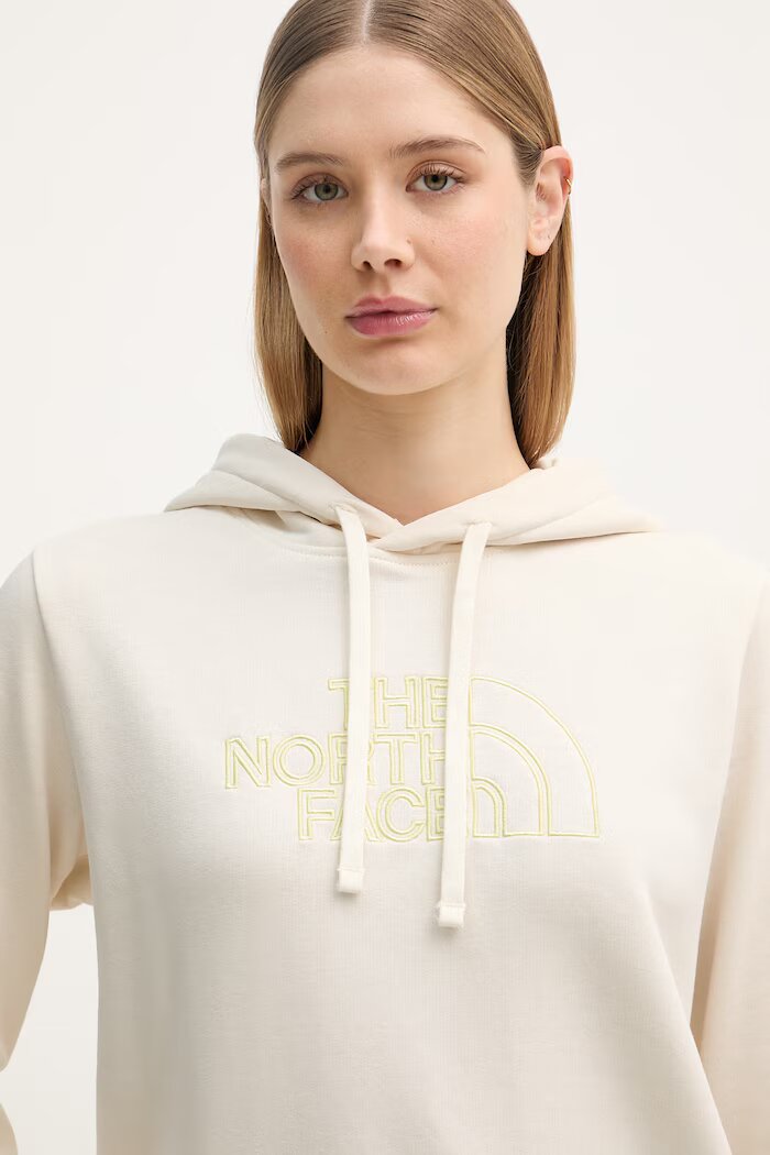 The North Face суичър с качулка дамски Drew Peak Light бежов NF0A8C1DL7N1