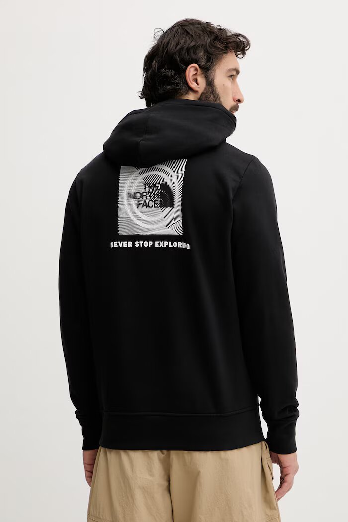 The North Face суичър с качулка мъжки от памук Energy черен NF0A8G9XJK31