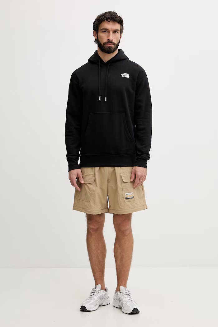 The North Face суичър с качулка мъжки от памук Energy черен NF0A8G9XJK31