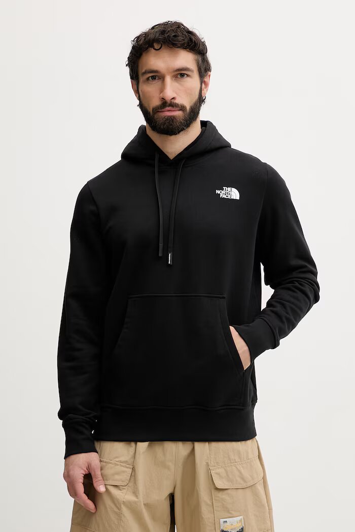 The North Face суичър с качулка мъжки от памук Energy черен NF0A8G9XJK31