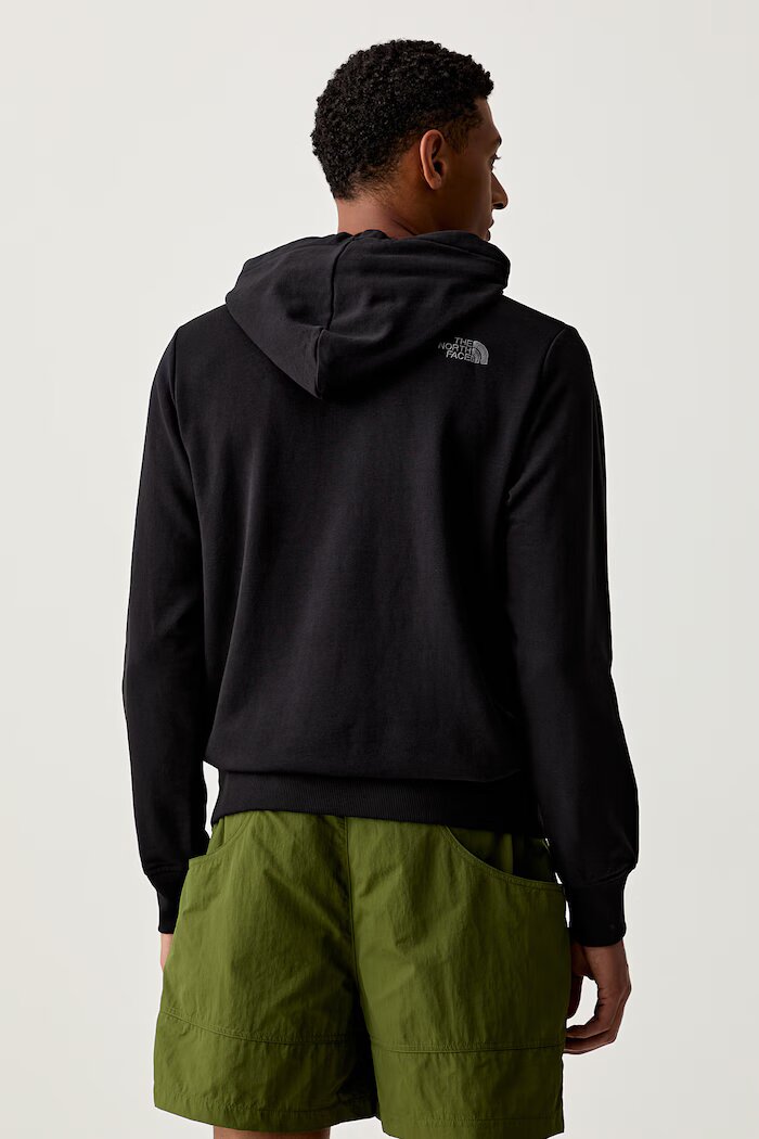 The North Face суичър с качулка мъжки с памук Drew Peak Light черен NF0A8C1BW9O1