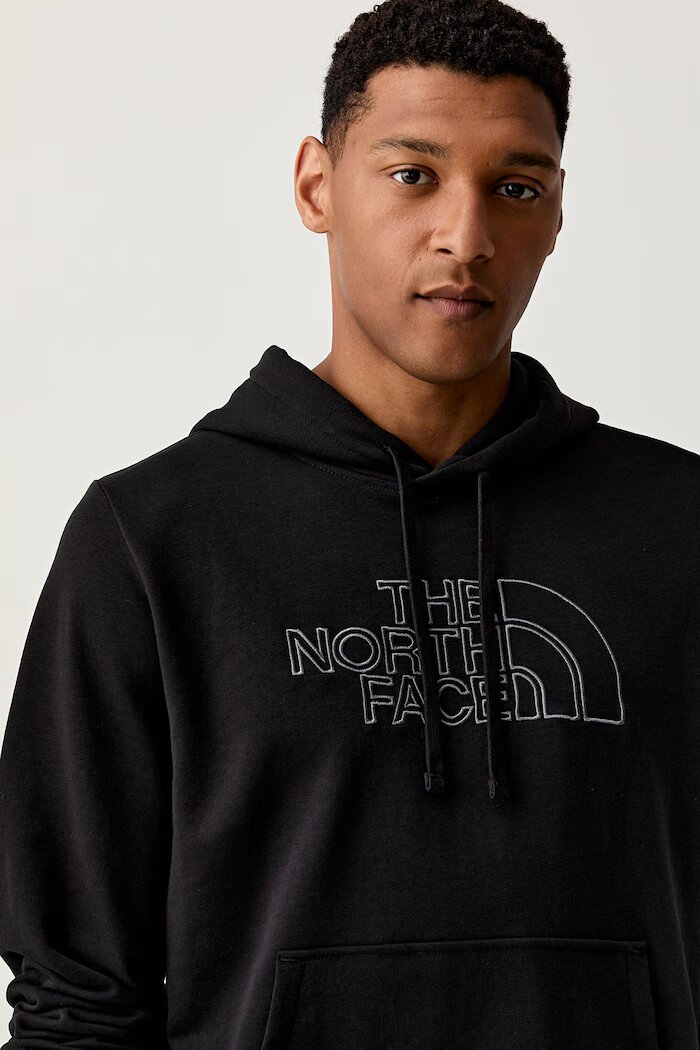 The North Face суичър с качулка мъжки с памук Drew Peak Light черен NF0A8C1BW9O1