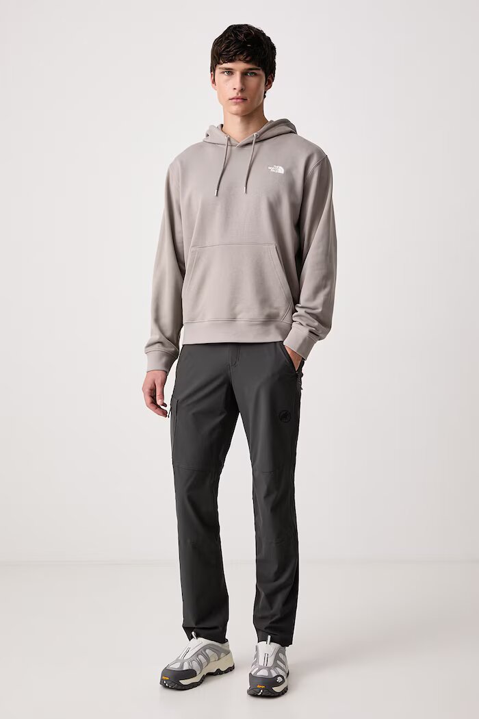 The North Face суичър с качулка мъжки с памук Essential бежов NF0A8FX92MB1