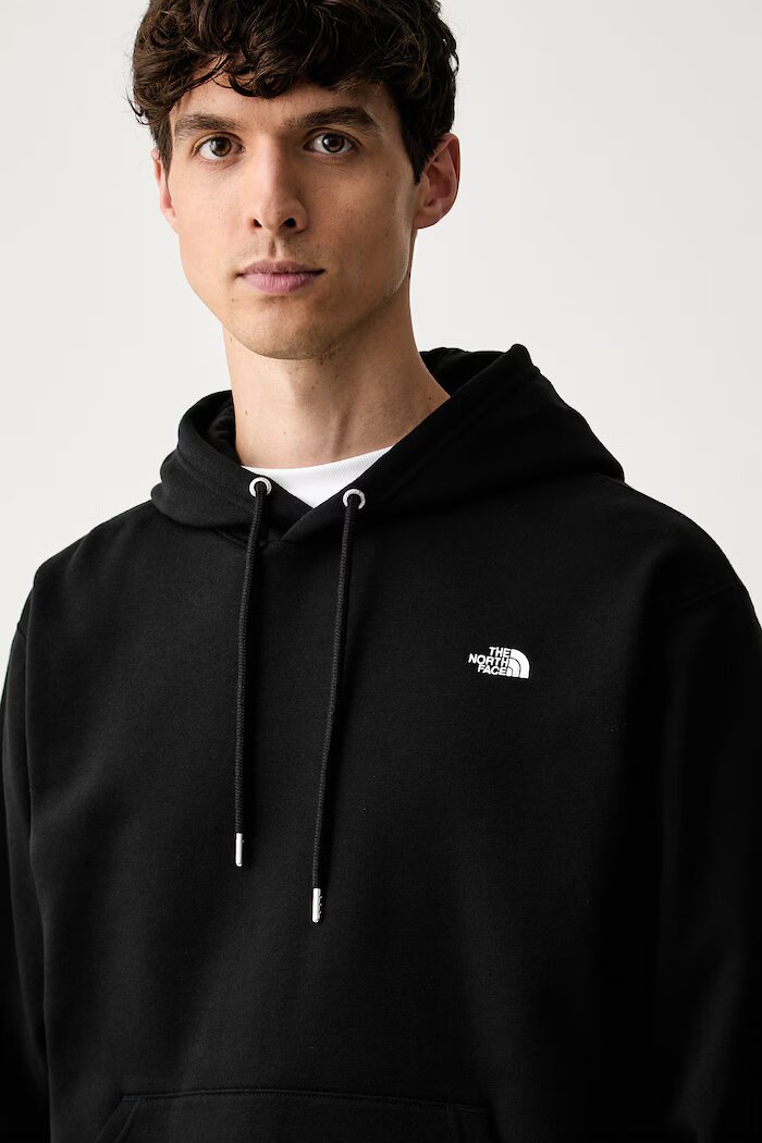 The North Face суичър с качулка мъжки с памук Essential черен NF0A8CW7JK31