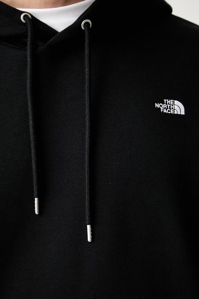 The North Face суичър с качулка мъжки с памук Essential черен NF0A8CW7JK31