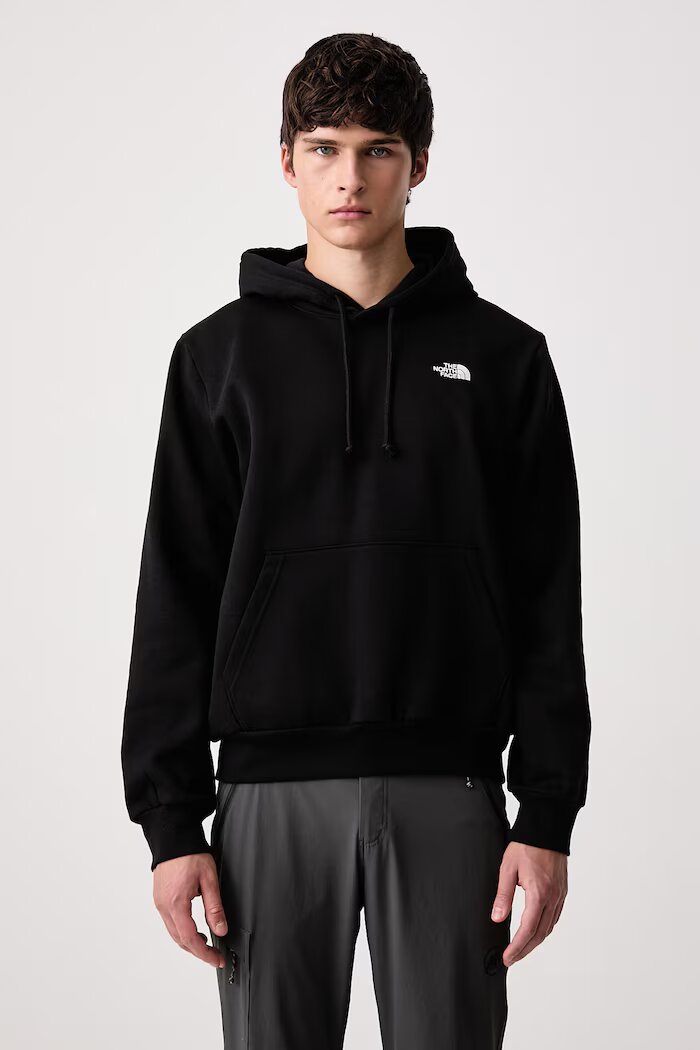The North Face суичър с качулка мъжки с памук Evolution черен NF0A8CWMJK31
