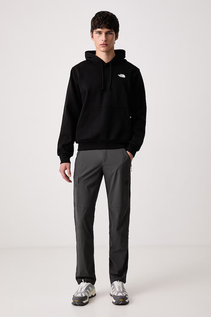 The North Face суичър с качулка мъжки с памук Evolution черен NF0A8CWMJK31