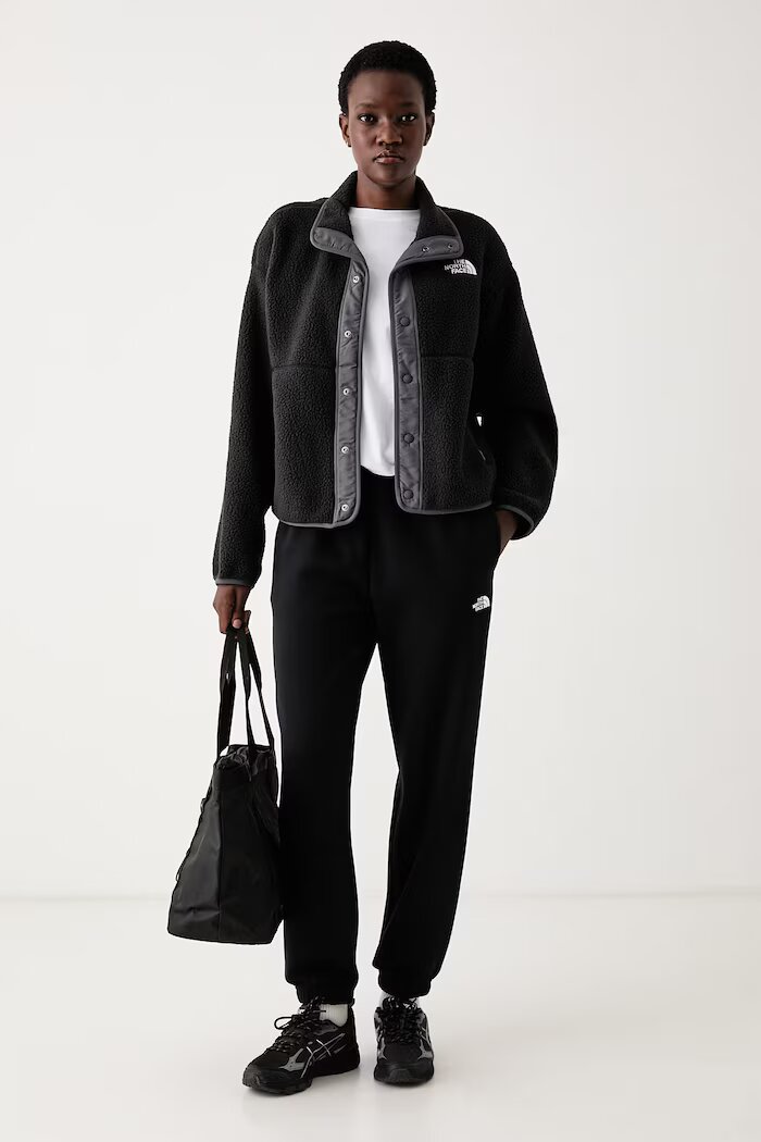 The North Face суичър с цип дамски Cragmont черен NF0A8J40W9O1