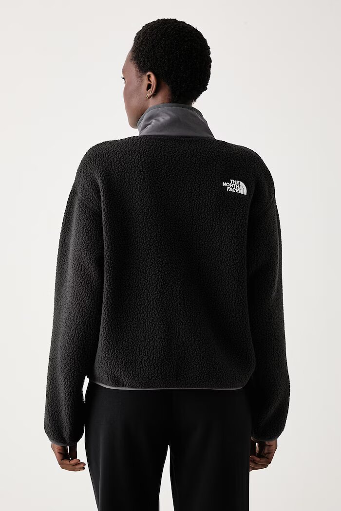 The North Face суичър с цип дамски Cragmont черен NF0A8J40W9O1