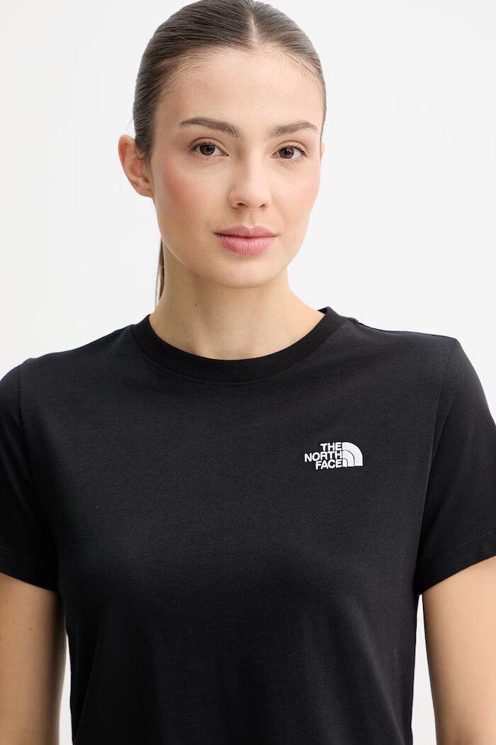 The North Face тениска дамска с памук EVOLUTION черна NF0A8FX7JK31