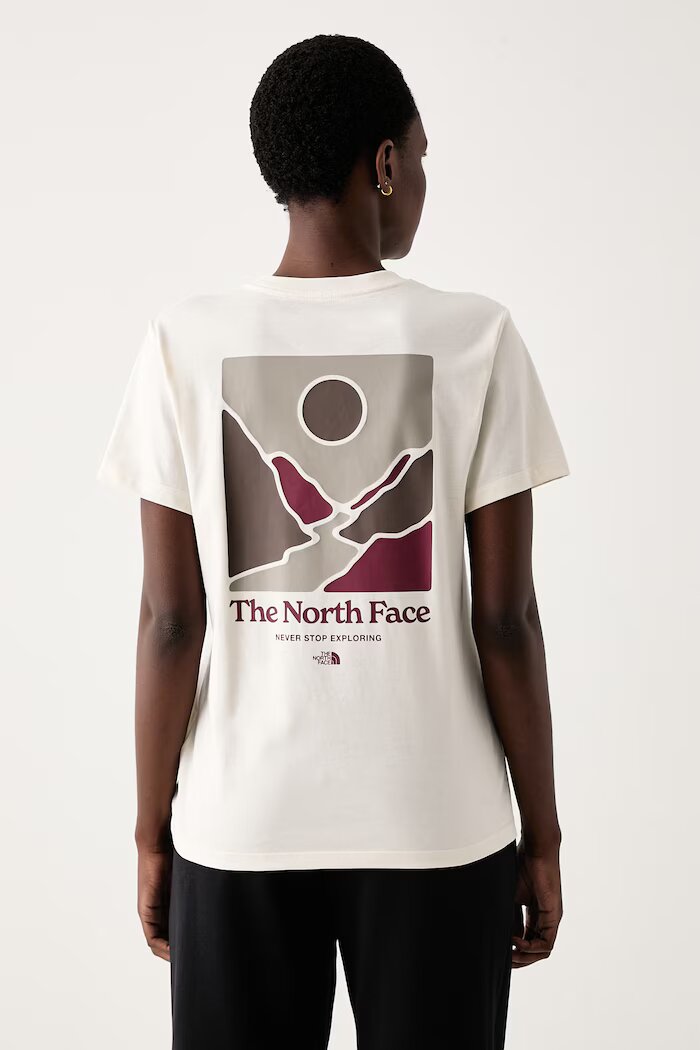 The North Face тениска дамска с памук Monte бежова NF0A8JAWQLI1