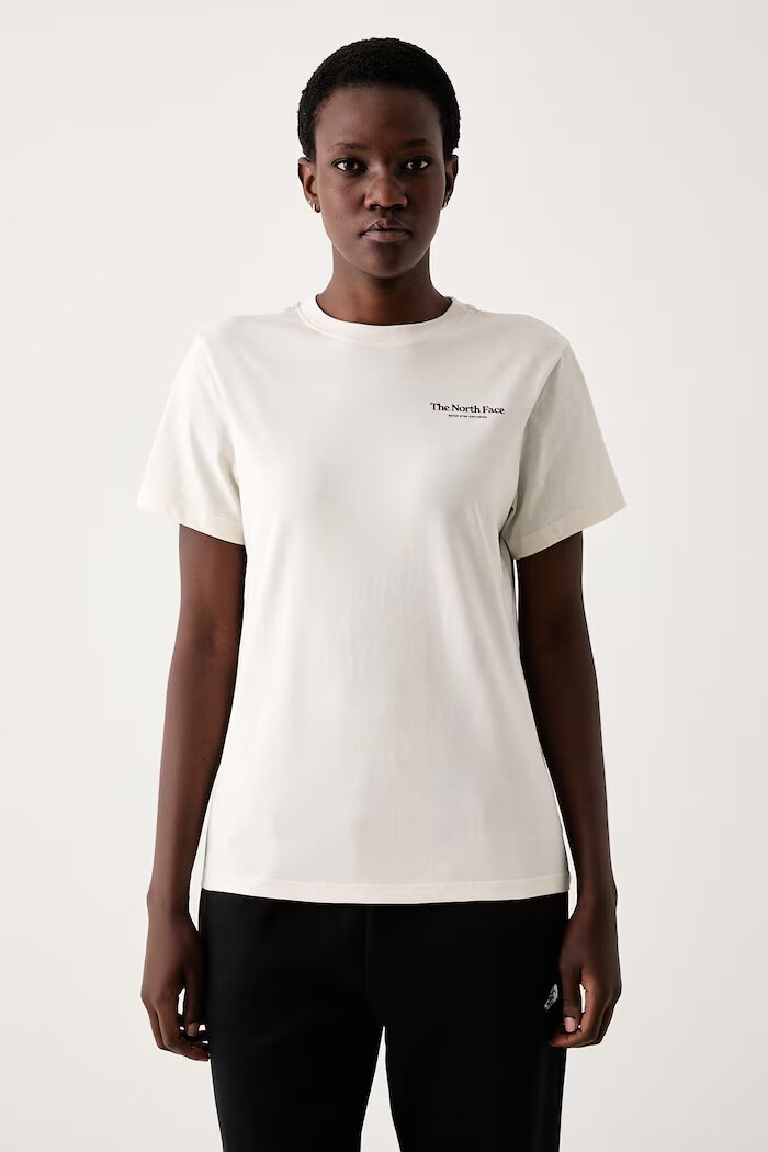 The North Face тениска дамска с памук Monte бежова NF0A8JAWQLI1