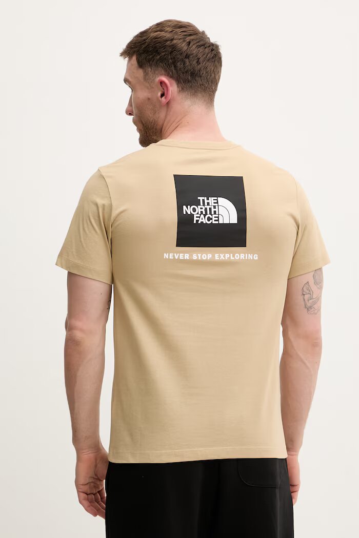 The North Face Тениска EVOLUTION в бежово с принт NF0A8B6KLK51