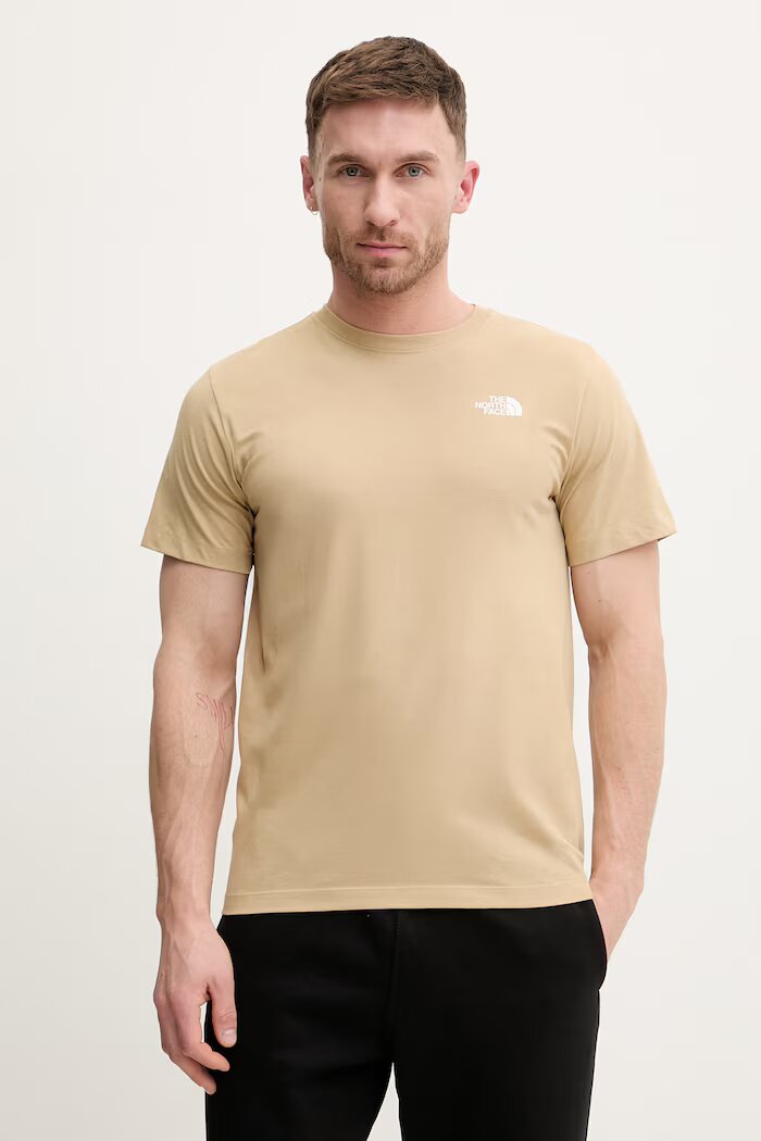 The North Face Тениска EVOLUTION в бежово с принт NF0A8B6KLK51