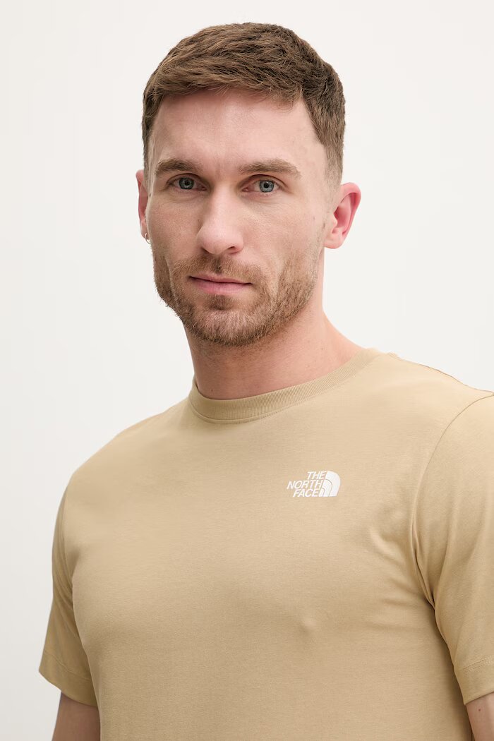 The North Face Тениска EVOLUTION в бежово с принт NF0A8B6KLK51
