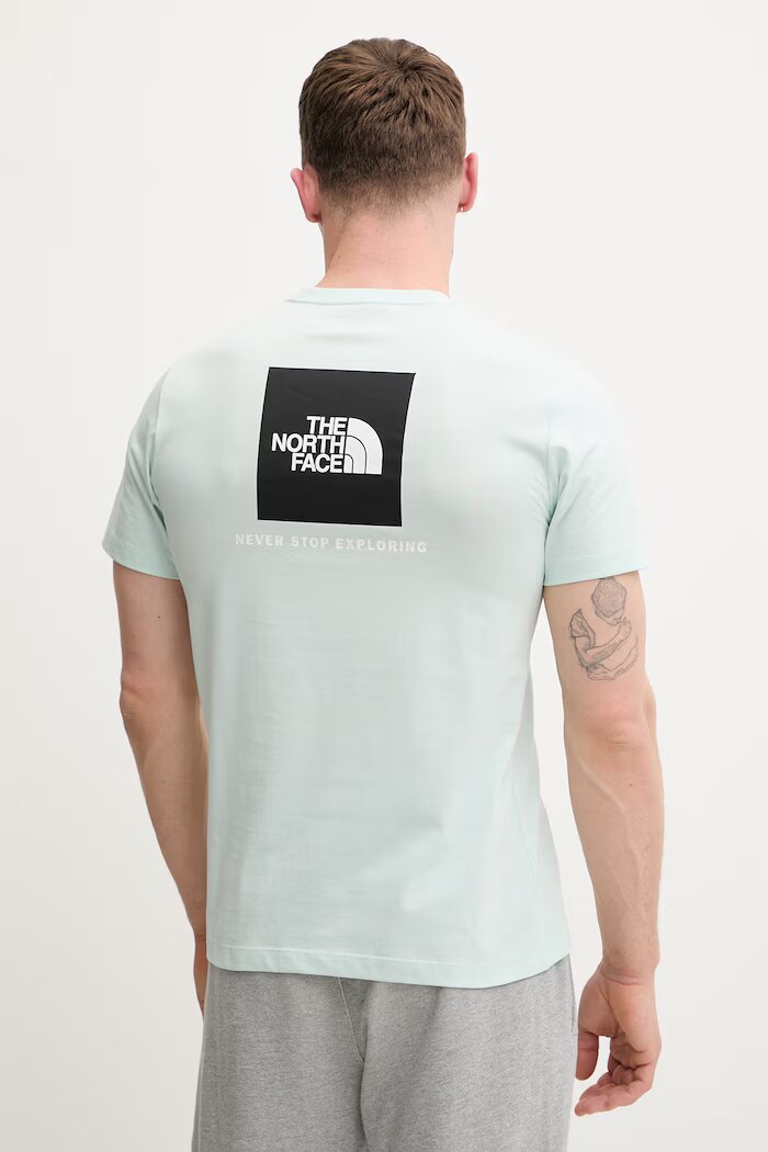 The North Face Тениска EVOLUTION в зелено с принт NF0A8B6KG701