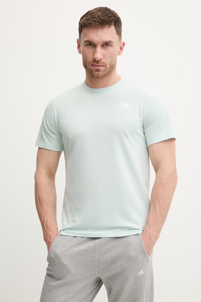 The North Face Тениска EVOLUTION в зелено с принт NF0A8B6KG701