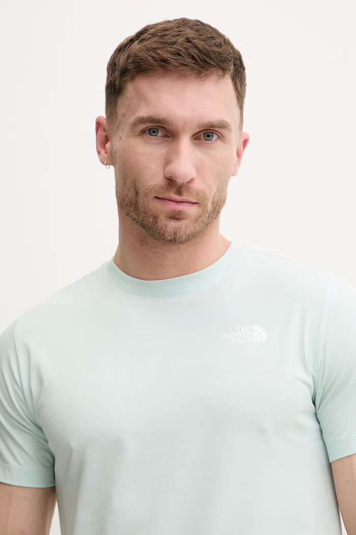 The North Face Тениска EVOLUTION в зелено с принт NF0A8B6KG701