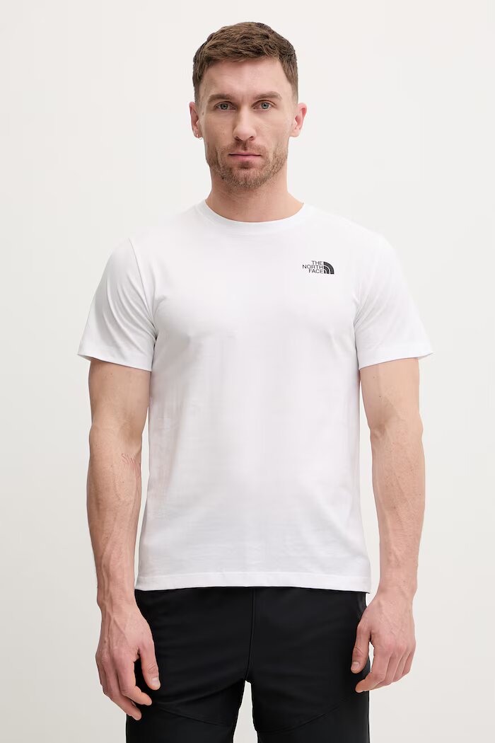 The North Face Тениска GRAPHIC в бяло с принт NF0A8GV0FN41