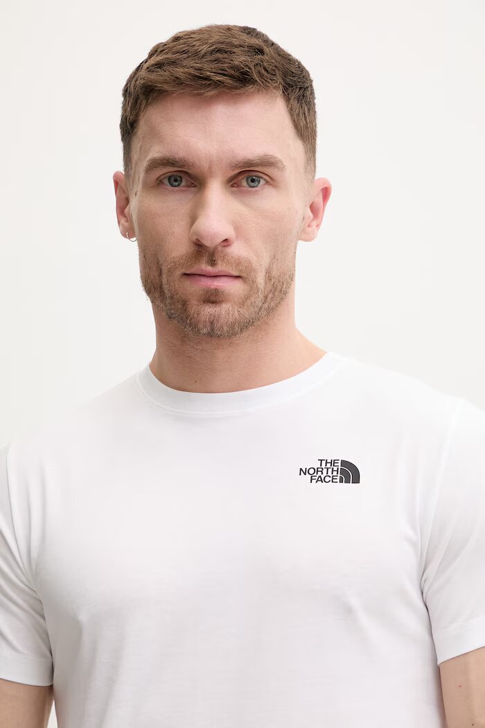 The North Face Тениска GRAPHIC в бяло с принт NF0A8GV0FN41