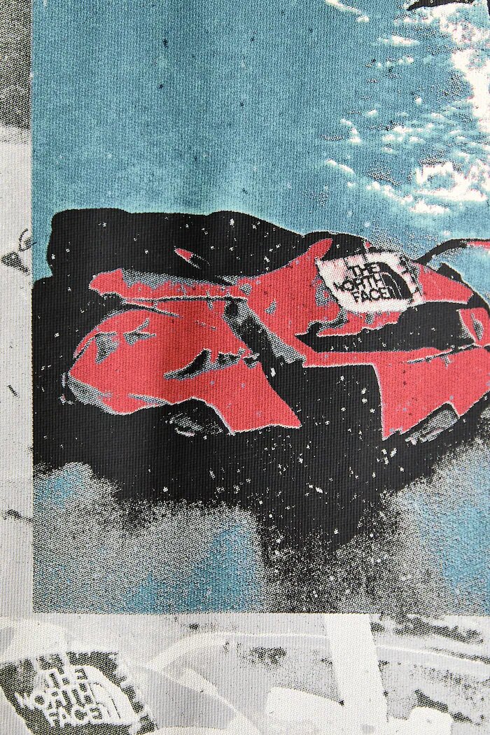 The North Face тениска мъжка от памук Collage Relaxed черна NF0A8H5KJK31