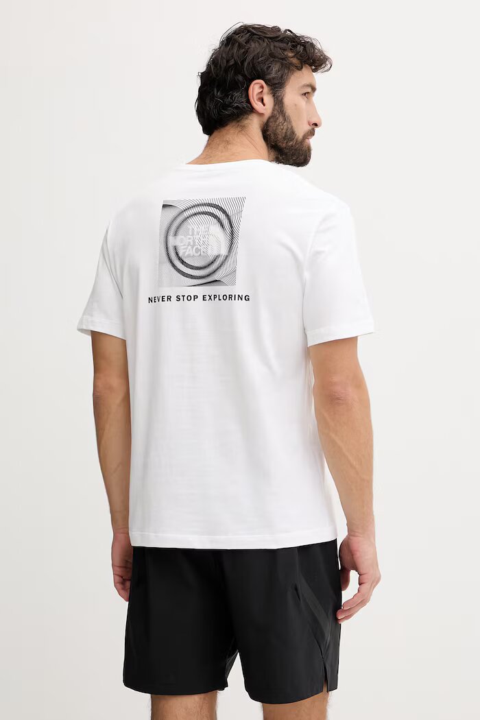 The North Face тениска мъжка от памук Energy бяла NF0A8G9VFN41
