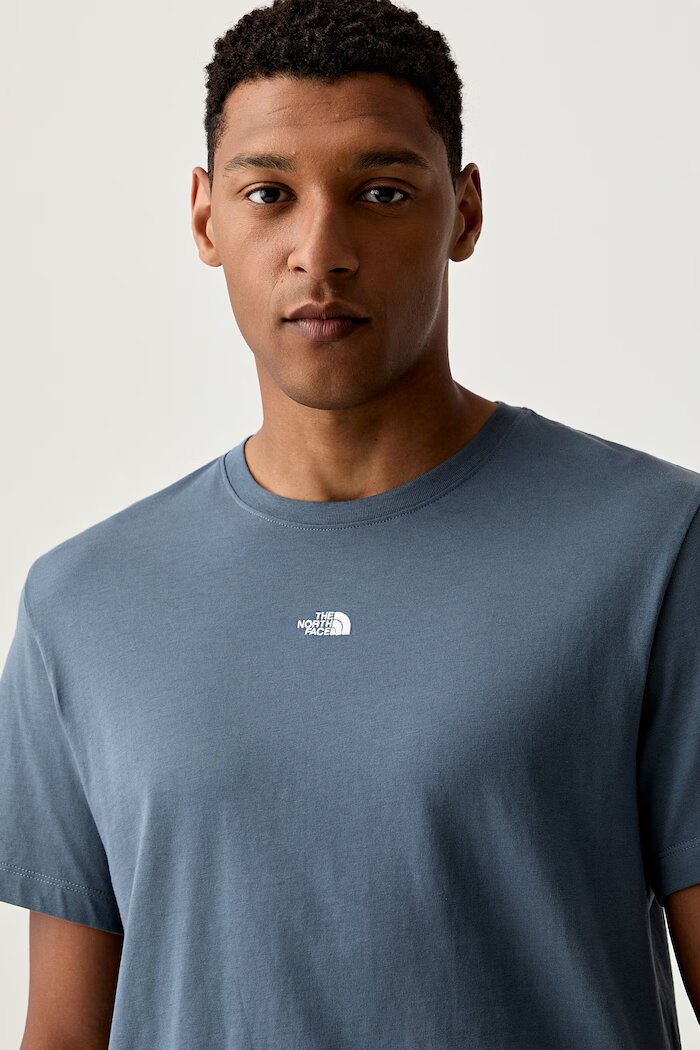 The North Face тениска мъжка от памук Essential Center Logo синя NF0A8GQE0U31
