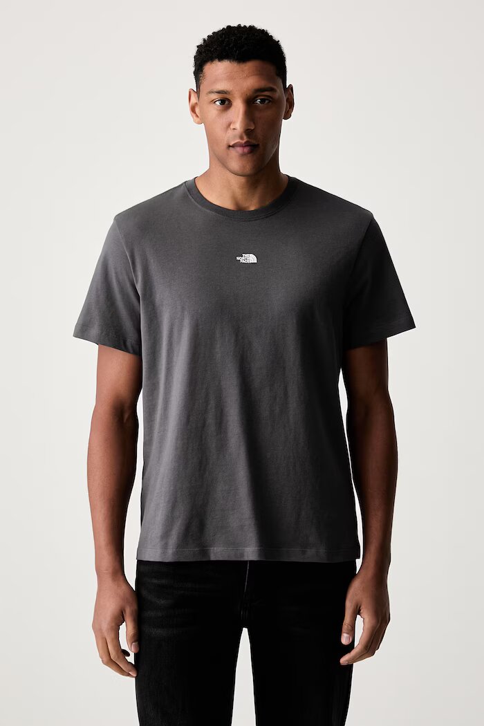 The North Face тениска мъжка от памук Essential Center Logo сива NF0A8GQERHI1
