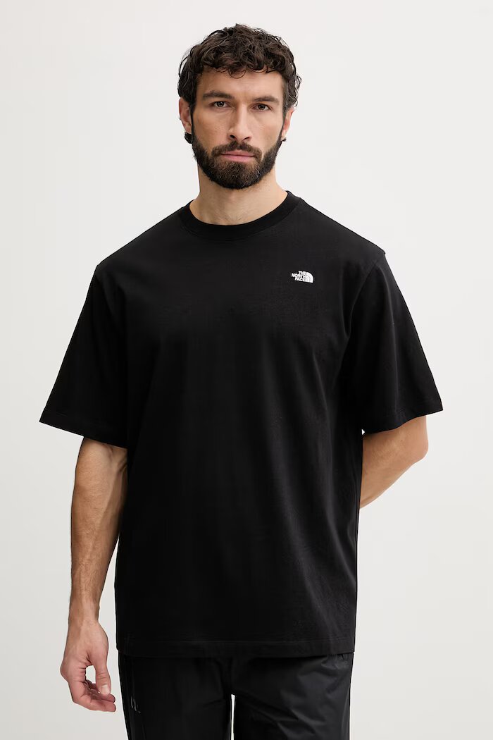 The North Face тениска мъжка от памук Essential черна NF0A8EVWJK31