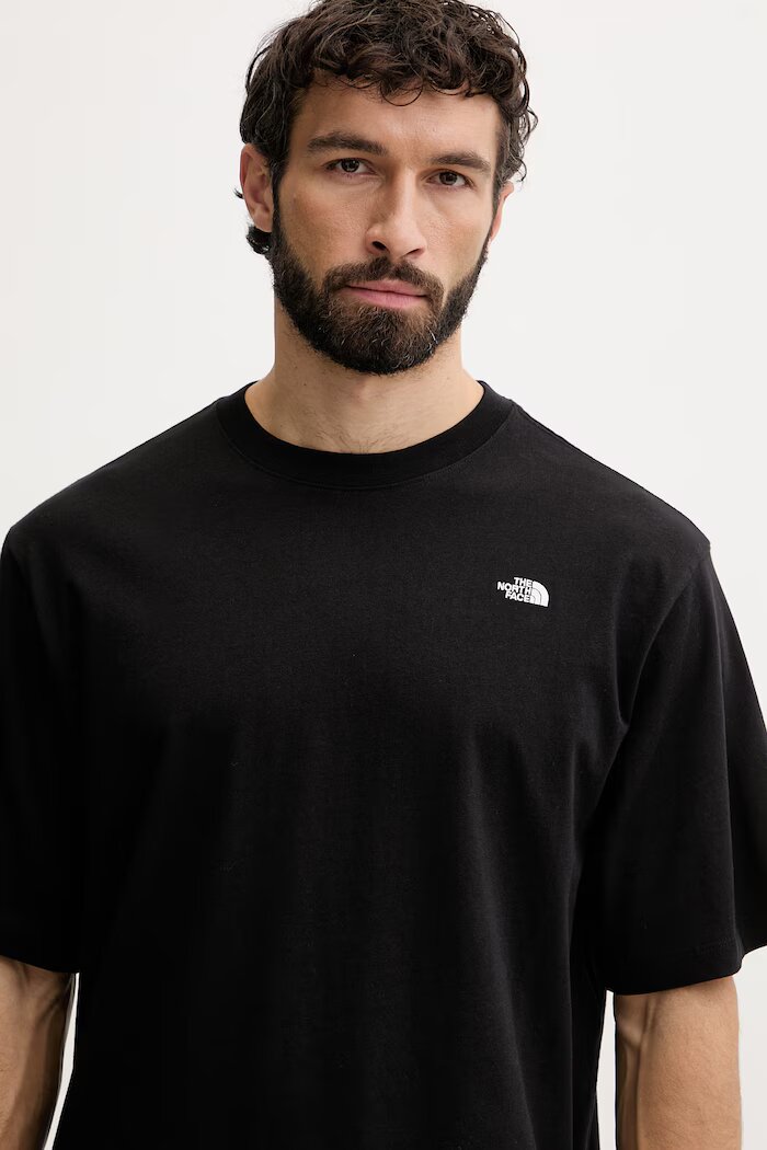 The North Face тениска мъжка от памук Essential черна NF0A8EVWJK31