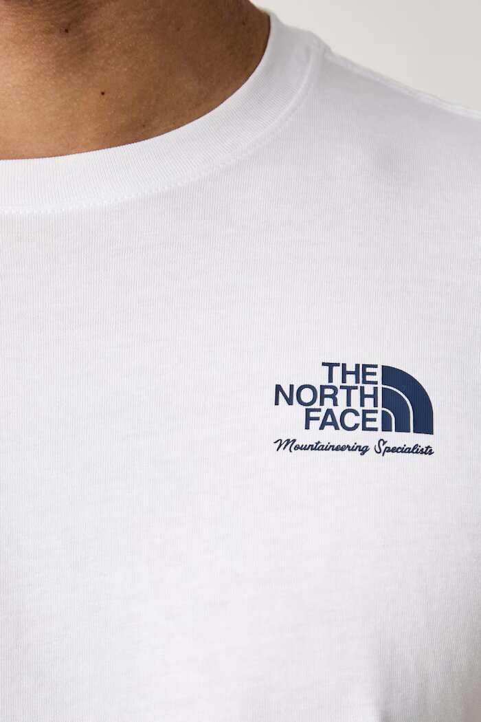 The North Face тениска мъжка от памук Relaxed бяла NF0A8JACFN41