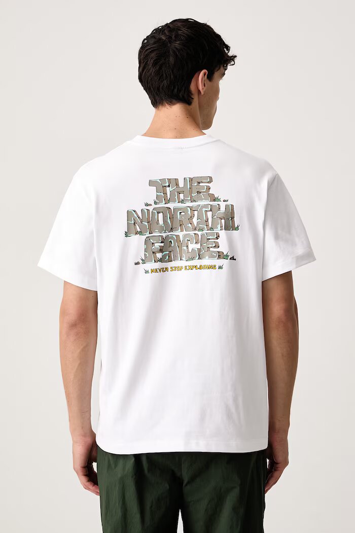 The North Face тениска мъжка от памук Relaxed бяла NF0A8JBEFN41