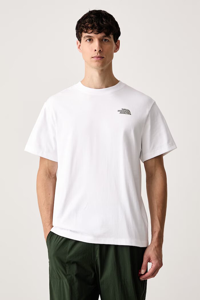 The North Face тениска мъжка от памук Relaxed бяла NF0A8JBEFN41