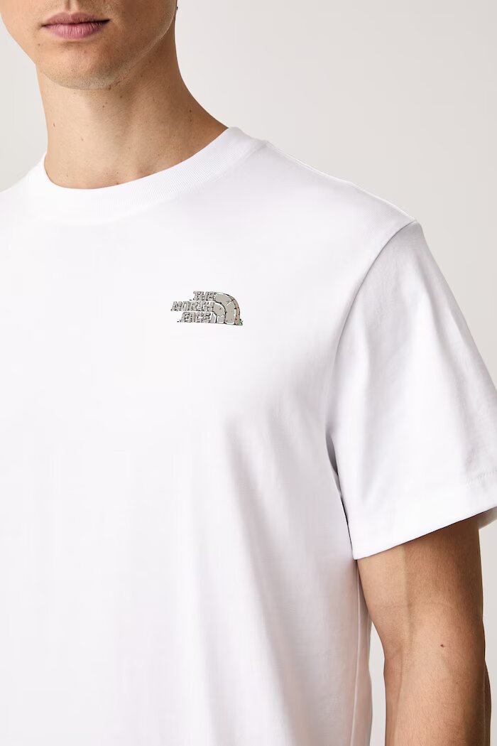 The North Face тениска мъжка от памук Relaxed бяла NF0A8JBEFN41