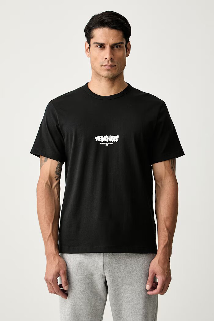 The North Face тениска мъжка от памук Relaxed черна NF0A8JA6JK31