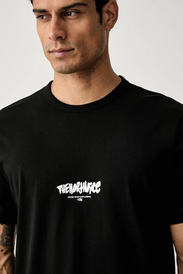 The North Face тениска мъжка от памук Relaxed черна NF0A8JA6JK31